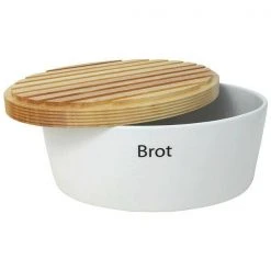 Continenta Brottopf 36x23 Cm Weiß