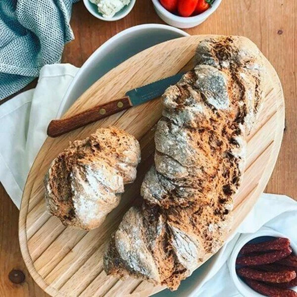 Continenta Brottopf 36x23 Cm Weiß 4 Continenta Brottopf 36x23 Cm Weiß – Bild 2