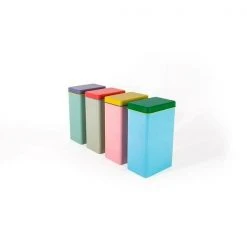 Remember Dosen 4er-Set 1,65 L Weißblech