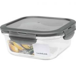 Lock & Lock Frischhaltedose Borosilikat Eckig 750ml