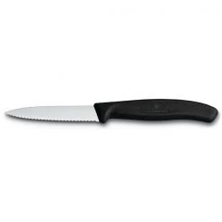 Victorinox Gemüsemesser Wellenschliff 8 Cm Swiss Classic Schwarz