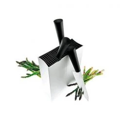Eva Solo Messerblock -Alessi-Shop Messerhalter Schraeg alu 4 600x600 ID286287 0e39bd975a83e94014e50c7ee90f9bb7