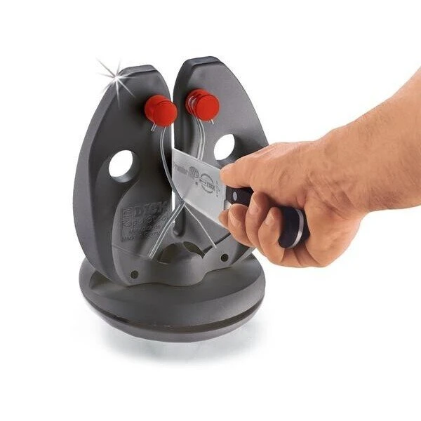 Dick Messerschärfer Mit Standfuß Rapid Steel Action Schwarz 3 Dick Messerschärfer Mit Standfuß Rapid Steel Action Schwarz