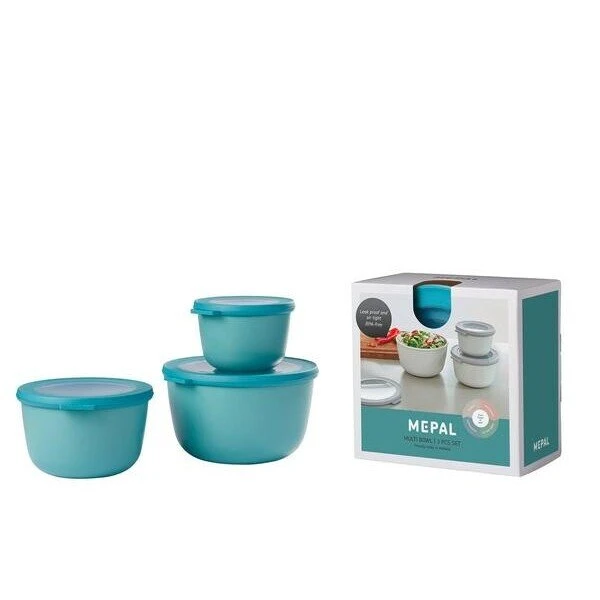 Mepal Multischüssel 3er-Set Hoch Cirqula Nordic Green 4 Mepal Multischüssel 3er-Set Hoch Cirqula Nordic Green – Bild 2