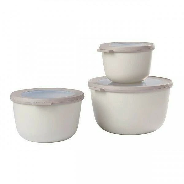 Mepal Multischüssel 3er-Set Hoch Cirqula Nordic White 3 Mepal Multischüssel 3er-Set Hoch Cirqula Nordic White