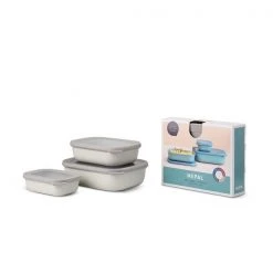 Mepal Starter-Set Multischüssel 3-tlg. Cirqula Nordic White -Alessi-Shop Starter Set Cirqula rechteckig flach Multibowl 3tlg nordic white 2 600x600 ID326808 fb15cf5b21235410e890bfa00249fc45