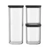 Mepal Vorratsdose Starter-Set 3-tlg. Modula Schwarz -Alessi-Shop Starterset Modula schwarz 3tlg 1 600x600 ID338130 28a40b409071af983639dfa12f70d566
