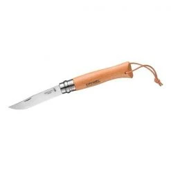 Opinel Taschenmesser Mit Buchenholzgriff Natur