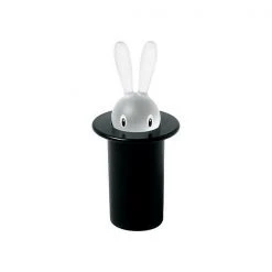 Alessi Zahnstocherbehälter Magic Bunny Schwarz
